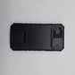 iPhone Xs Max Heavy Duty Shockproof Case with Sliding Camera Lens Protector Cover and Integrated Kickstand/Built-in Stand