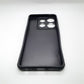infinix Smart 7 Carbon Fiber texture Hard Rubber armour back cover shock-porof case
