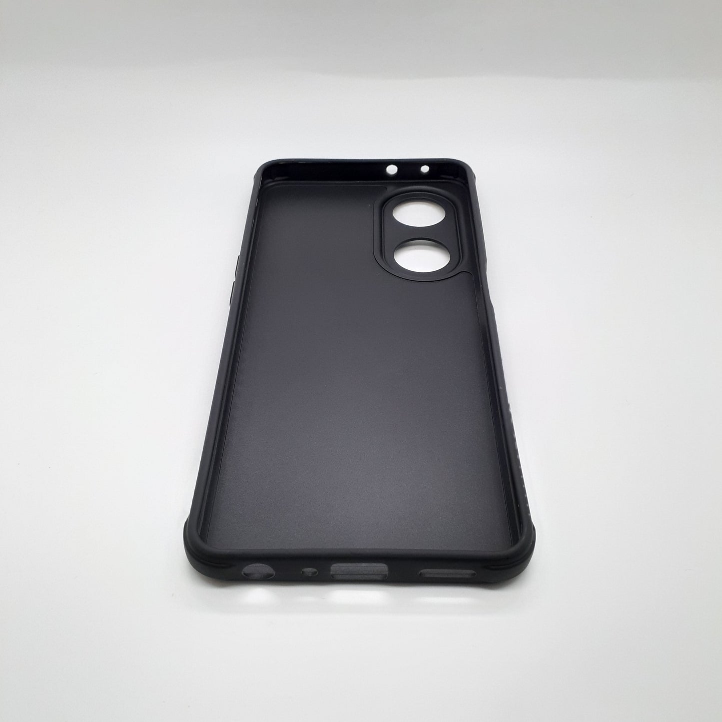 OPPO A98 Carbon Fiber texture Hard Rubber armour back cover shock-porof case
