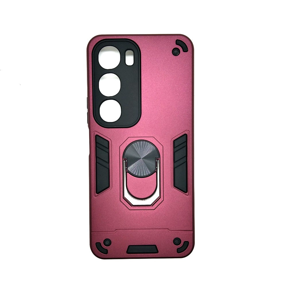 Vivo Y19s Hard PC Case with ring holder Shockproof Slim back Cover