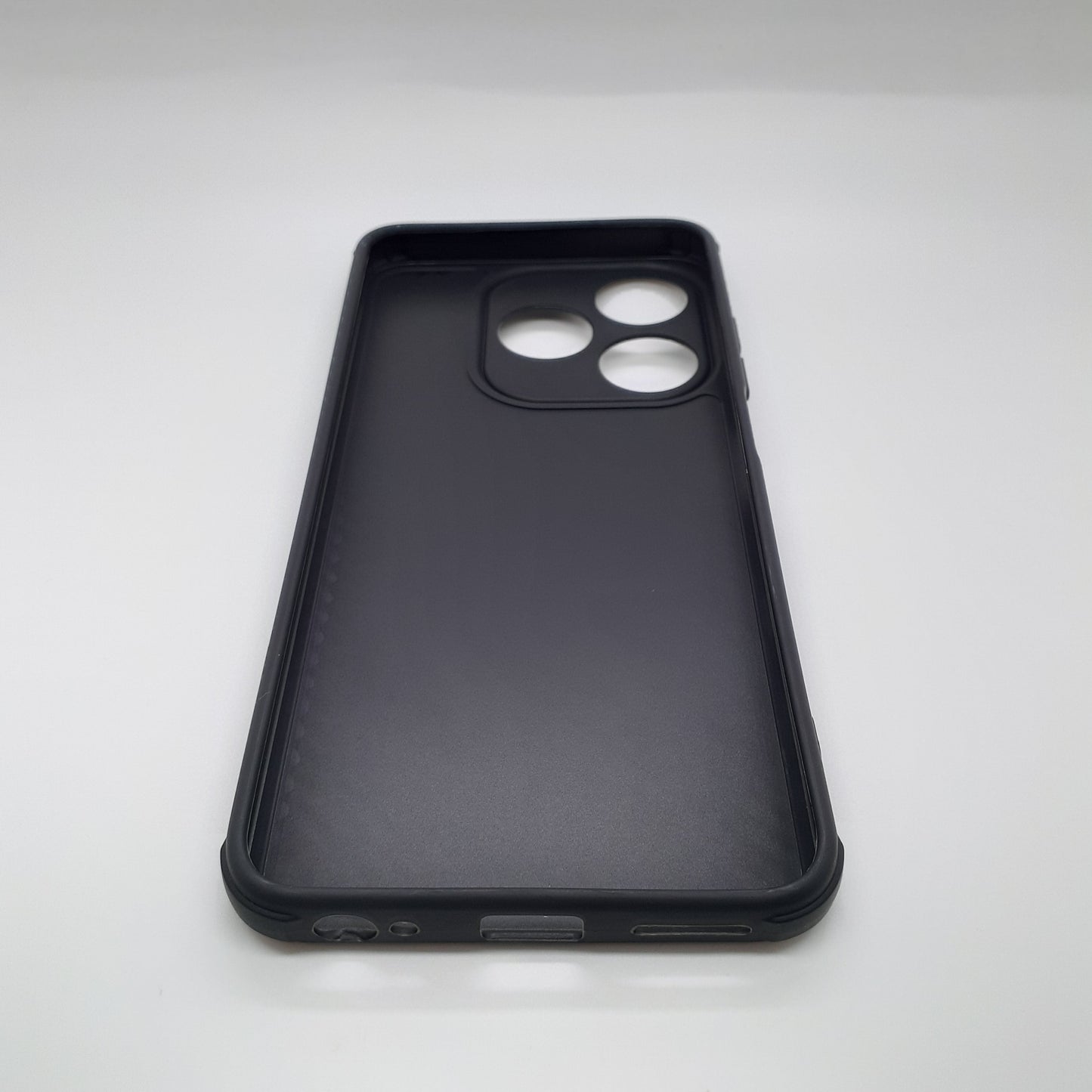 Tecno Spark 10 Carbon Fiber texture Hard Rubber armour back cover shock-porof case