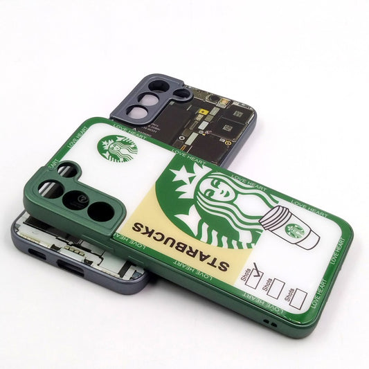 Samsung S22 Plus pack of 2 Glass Back Covers Stabucks and Circuit Design