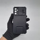 Samsung A24 4G Protective Case with Camera Slide Cover, Integrated Kickstand, and Military-Grade Drop Protection
