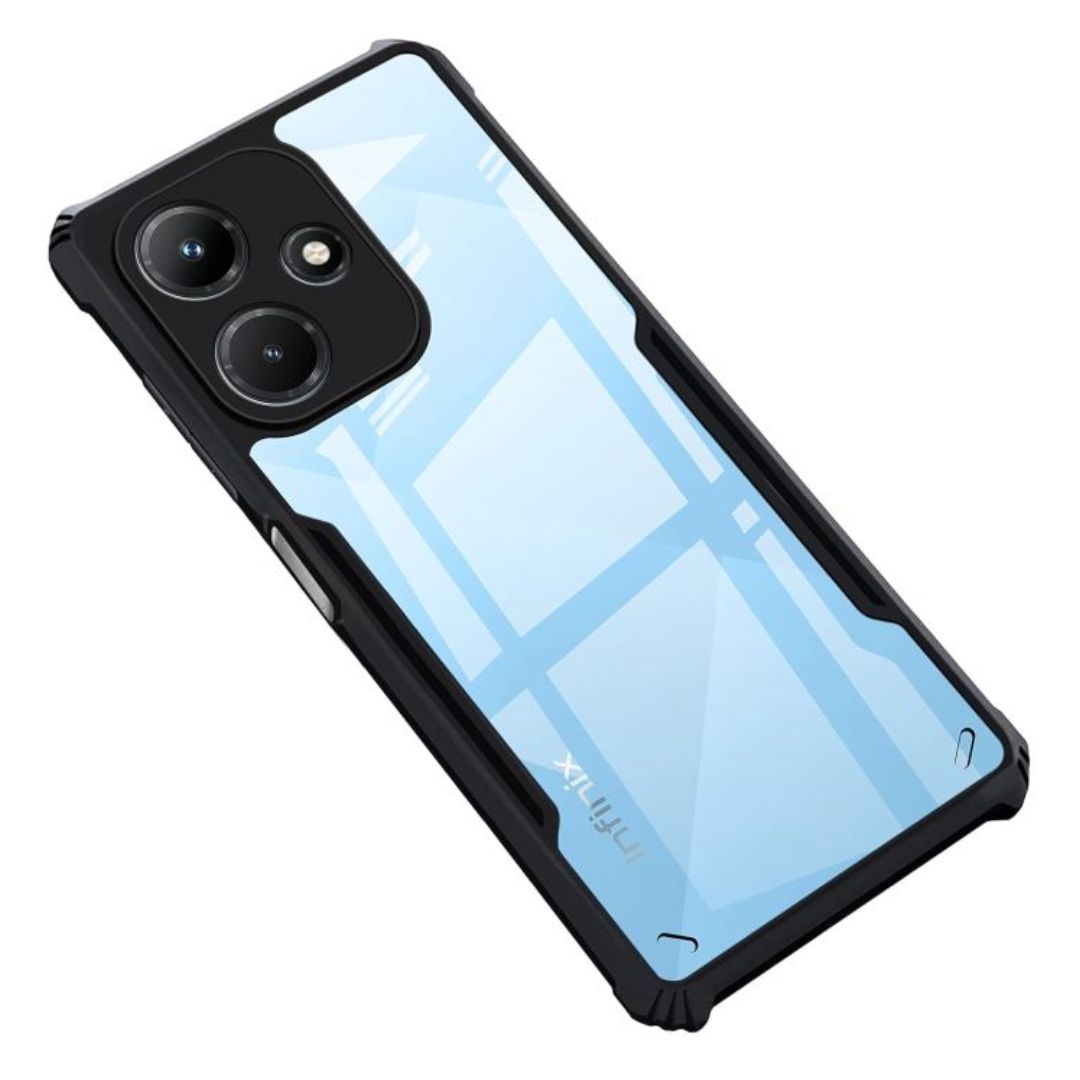 infinix Hot 30 4G case Matte Black Back Cover Soft Silicone TPU Bumper case