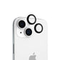 iPhone 13 Mini Camera Lens Protector, 9H Hardness Tempered Glass and Aluminum Metal Lens Film, Bubble-Free, Strong Stickiness