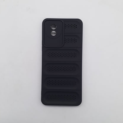 Vivo Y02 Heat Dissipation Design Strong TPU Material Slim Phone Case Carbon Fiber Brushed Anti-scratch TPU Back Cover