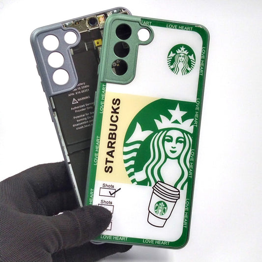 Samsung S21 Plus pack of 2 Glass Back Covers Stabucks and Circuit Design