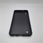 Samsung A10 Carbon Fiber texture Hard Rubber armour back cover shock-porof case