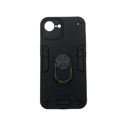 iPhone 16e Hard PC Case with ring holder Shockproof Slim back Cover