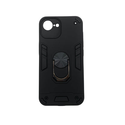 iPhone 16e Hard PC Case with ring holder Shockproof Slim back Cover