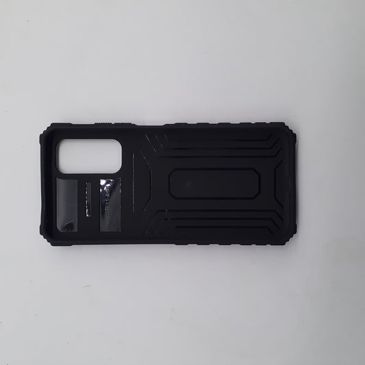Redmi Note 11 Case with Slide Camera Cover, Built-in Kickstand Ring Holder, Heavy Duty Shockproof Armor Protective Phone Cover