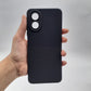 OPPO A38 Premium Soft TPU Back Cover – Slim Silicone Shock Resistant Case with Raised Camera Protection