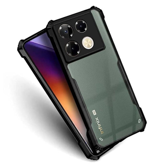 infinix Note 40 4G case Matte Black Back Cover Soft Silicone TPU Bumper case