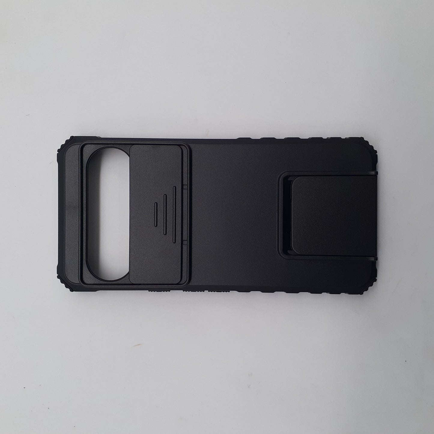 Google Pixel 9 Heavy Duty Shockproof Case with Sliding Camera Lens Protector and Integrated Kickstand for Ultimate Viewing and Protection