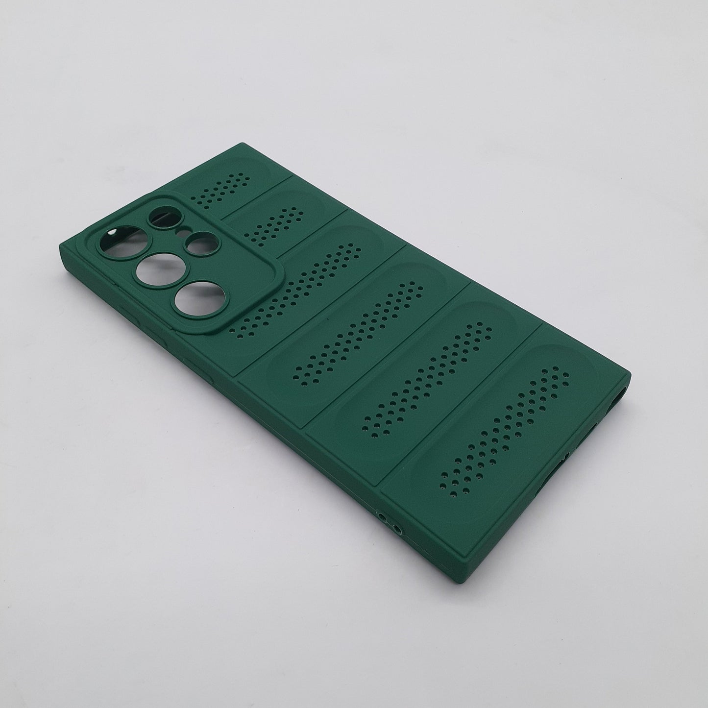 Samsung S24 Ultra Magnetic Heat Dissipation Case Strong TPU Material Drop Protection Armor Cool Matte Acrylic Adjustable Kickstand Cover