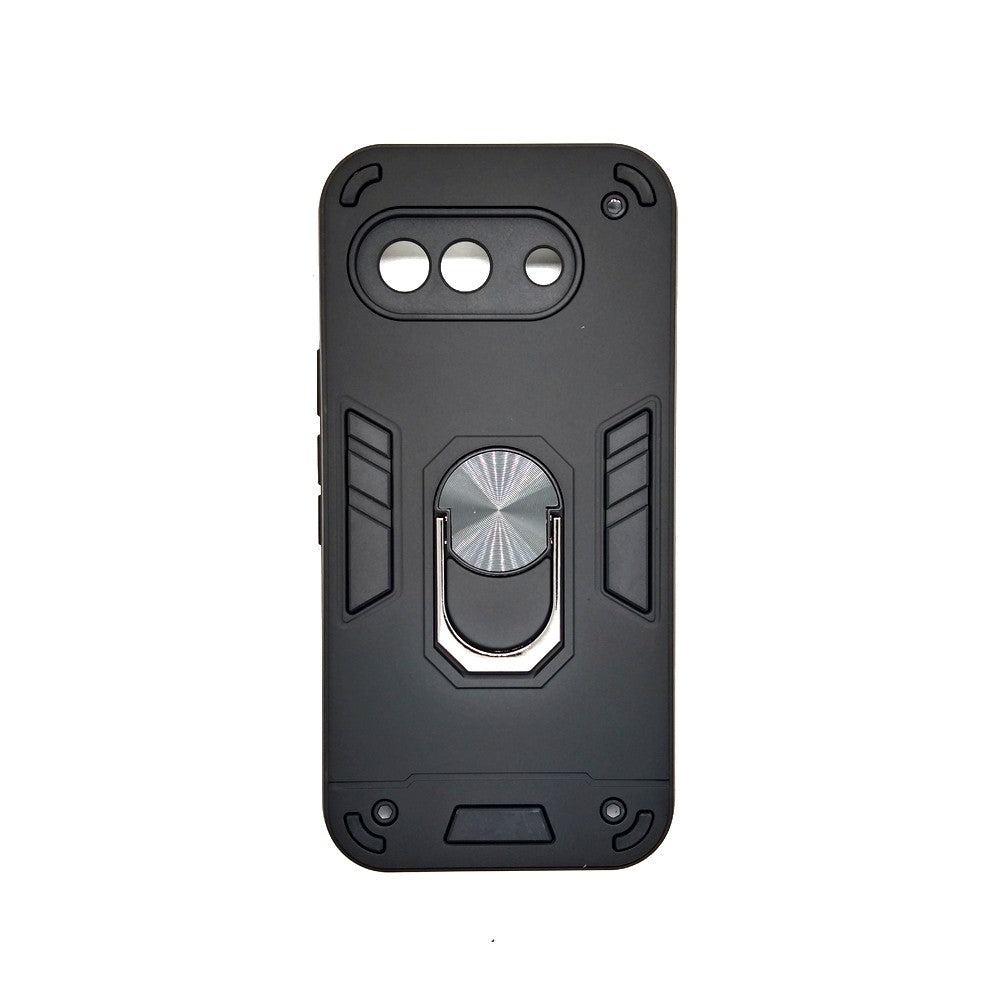 Google Pixel 9A Hard PC Case with ring holder Shockproof Slim back Cover
