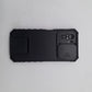 Redmi Note 10 Case with Camera Slide Cover and Built-in Kickstand, Heavy Duty Shockproof Protective Cover for Enhanced Privacy and Hands-Free Viewing