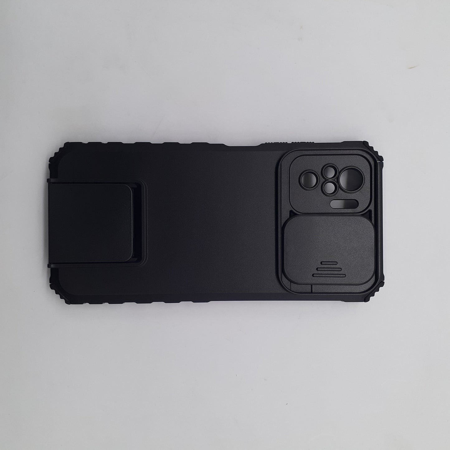 Redmi Note 10 Case with Camera Slide Cover and Built-in Kickstand, Heavy Duty Shockproof Protective Cover for Enhanced Privacy and Hands-Free Viewing