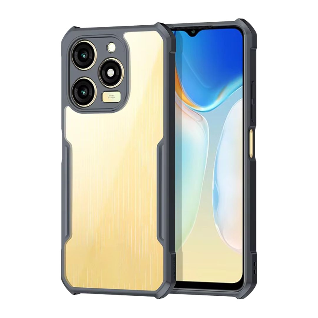 itel A70 case Matte Black Back Cover Soft Silicone TPU Bumper case