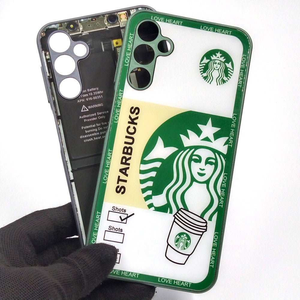 Samsung A24 4G pack of 2 Glass Back Covers Stabucks and Circuit Design