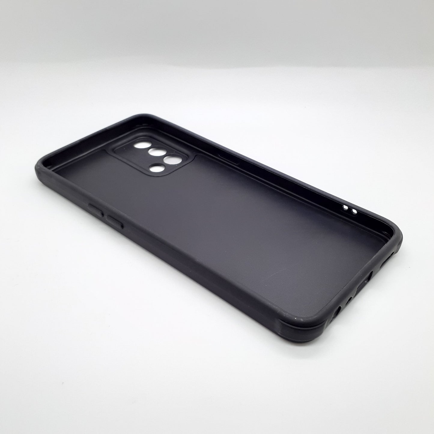 OPPO A74 Carbon Fiber texture Hard Rubber armour back cover shock-porof case