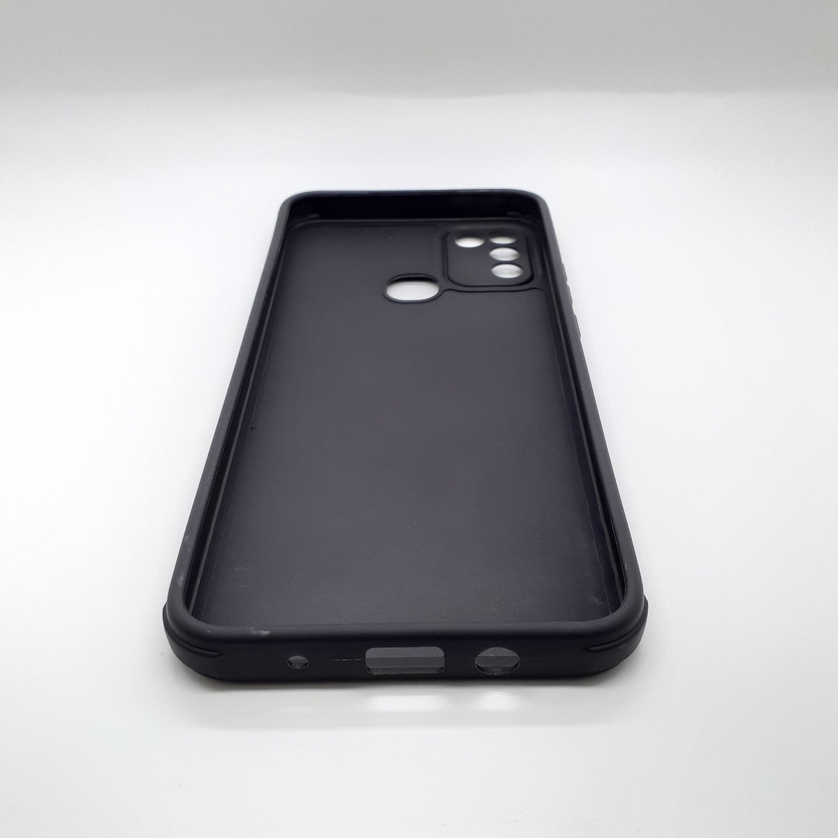 infinix Hot 10 Play Carbon Fiber texture Hard Rubber armour back cover shock-porof case