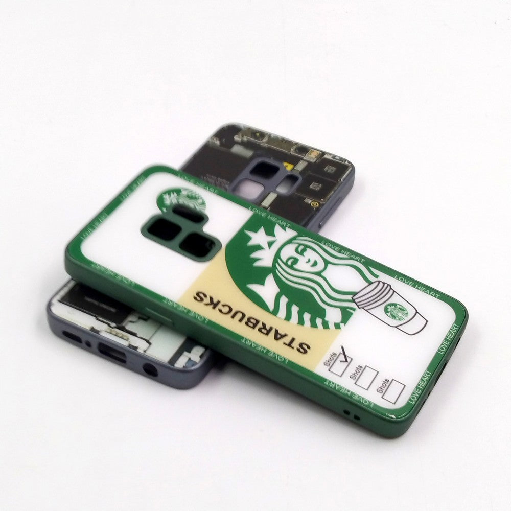 Samsung S9 pack of 2 Glass Back Covers Stabucks and Circuit Design