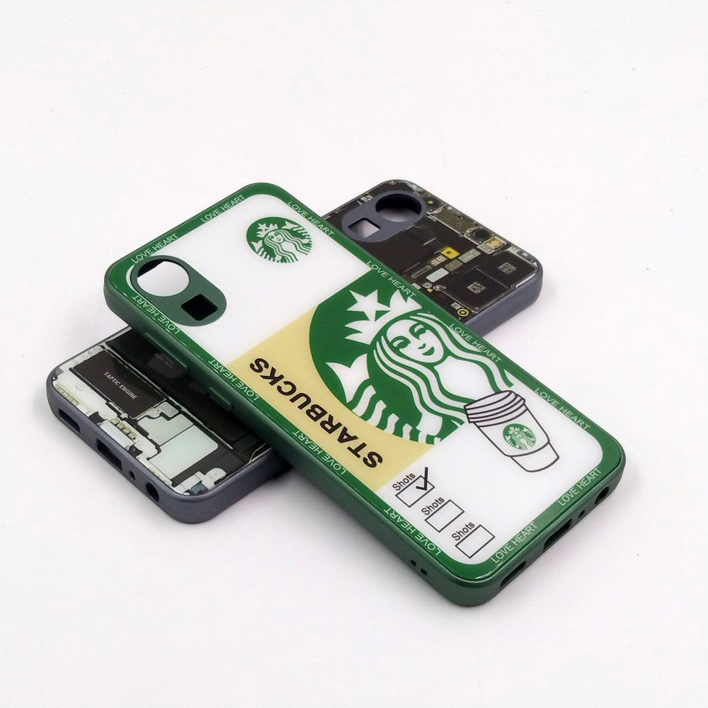 Samsung A03 Core pack of 2 Glass Back Covers Stabucks and Circuit Design