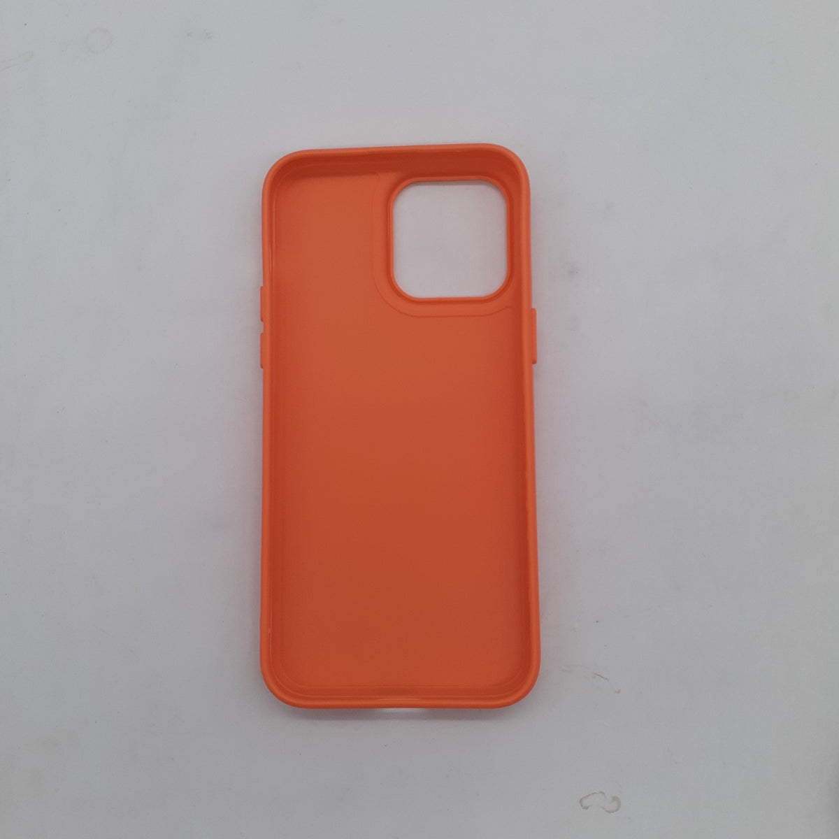 iPhone 14 Pro Max Shockproof Silicone Back Cover – Slim TPU Protective Phone Case with Anti-Slip Grip & Raised Edges