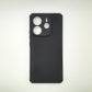 Redmi Note 14 Carbon Fiber texture Hard Rubber armour back cover shock-porof case