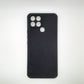 infinix Smart 6 Carbon Fiber texture Hard Rubber armour back cover shock-porof case