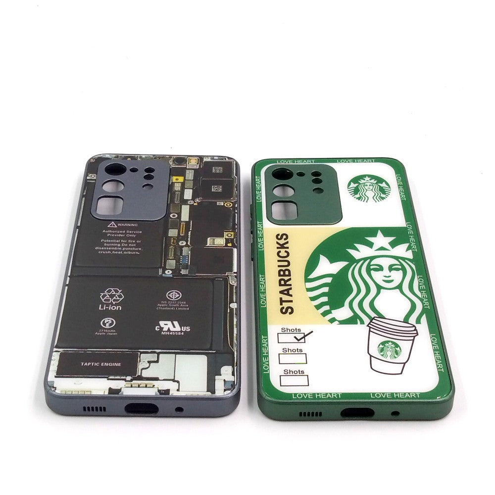 Samsung S20 Ultra pack of 2 Glass Back Covers Stabucks and Circuit Design