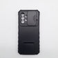 Samsung Galaxy A33 Heavy Duty Protective Case with Sliding Camera Cover and Integrated Kickstand for Hands-Free Viewing