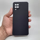 Samsung A12 Carbon Fiber texture Hard Rubber armour back cover shock-porof case