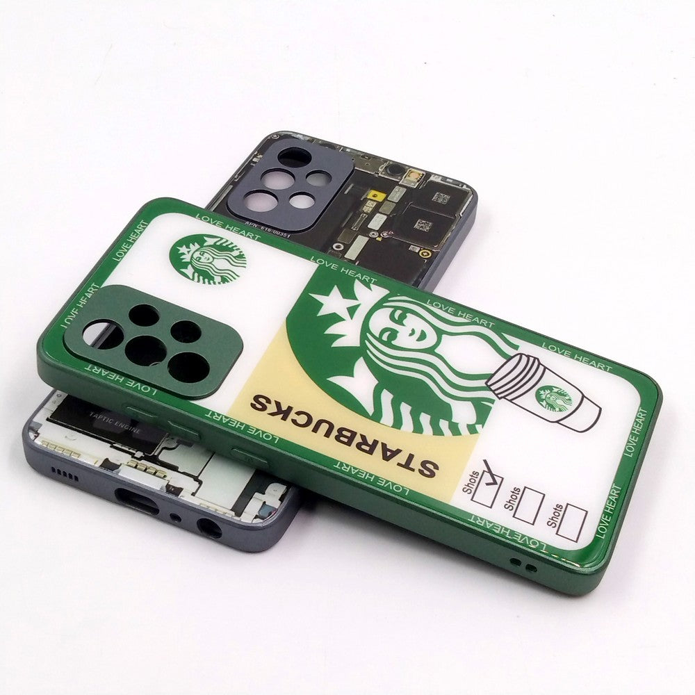 Samsung A52 pack of 2 Glass Back Covers Stabucks and Circuit Design