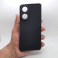 OPPO A98 Carbon Fiber texture Hard Rubber armour back cover shock-porof case