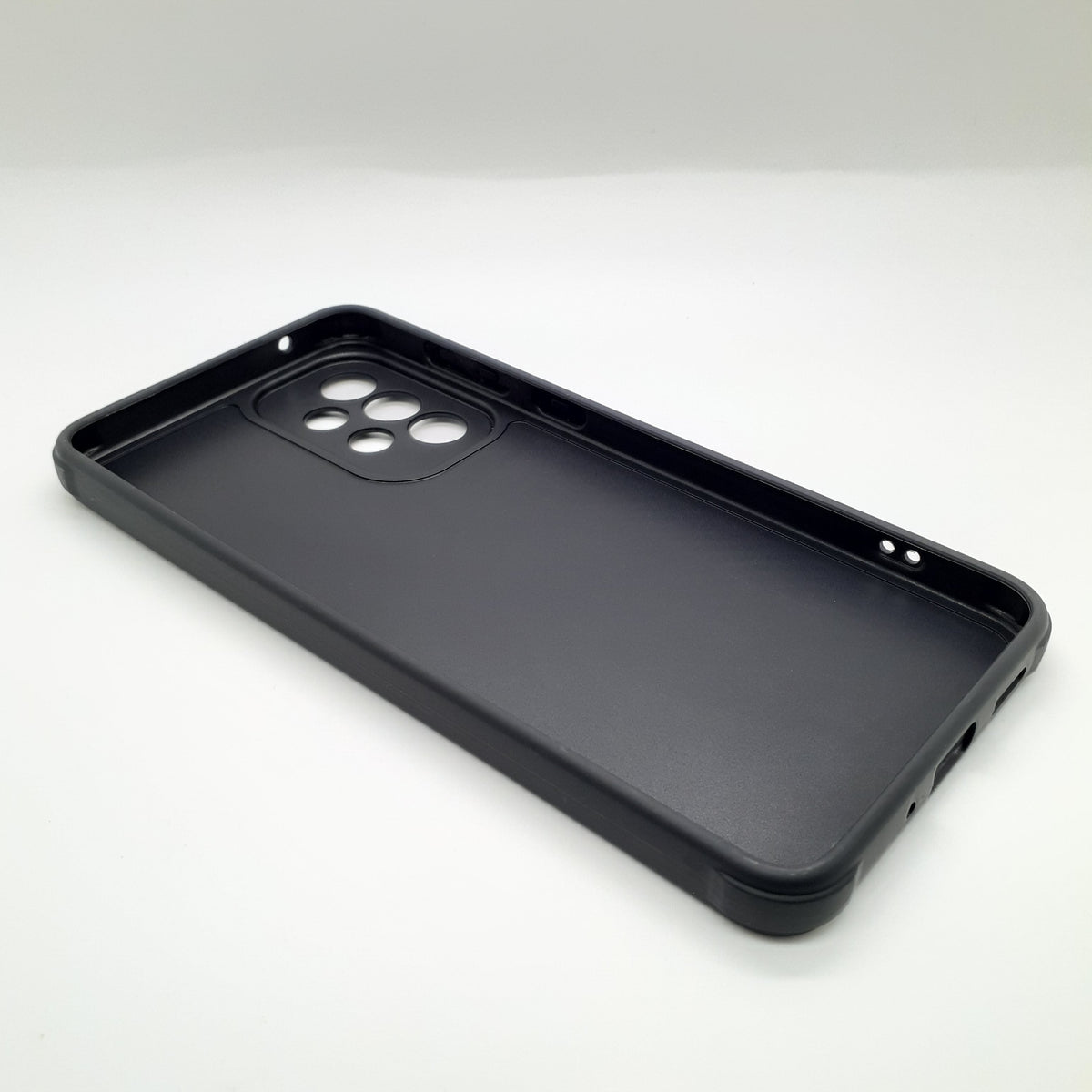 Samsung A33 5G Carbon Fiber texture Hard Rubber armour back cover shock-porof case