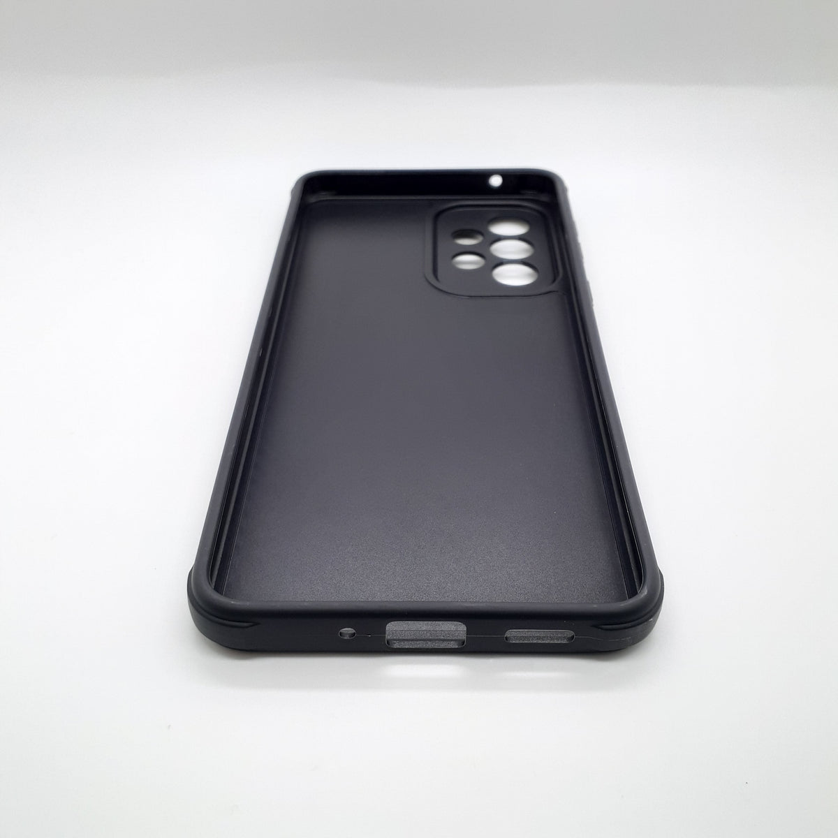 Samsung A33 5G Carbon Fiber texture Hard Rubber armour back cover shock-porof case