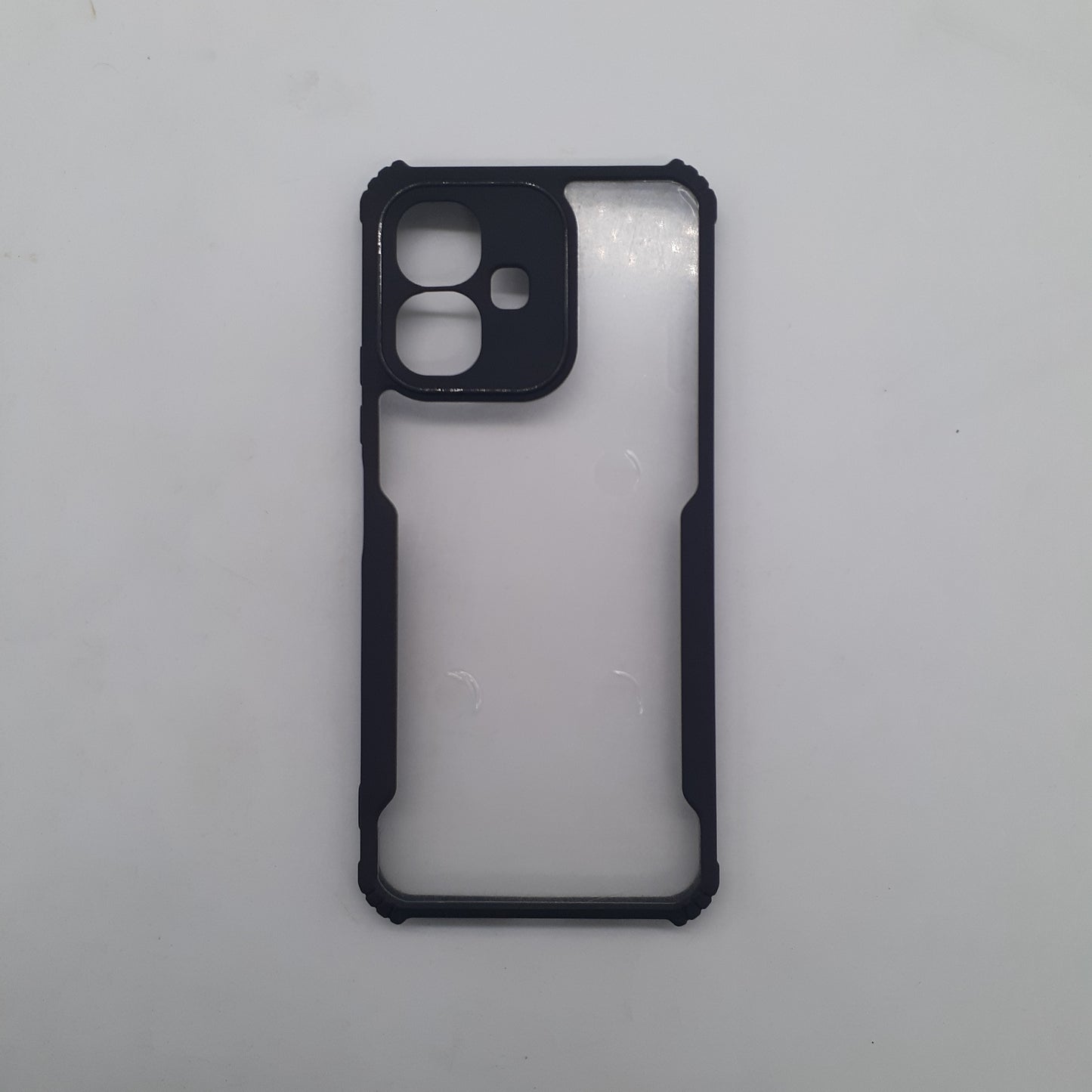 infinix Smart 10 iPAKY Shockproof Hybrid Phone Case with Reinforced Edges and Soft Feel Anti-Slip Grip for Heavy Duty Protection