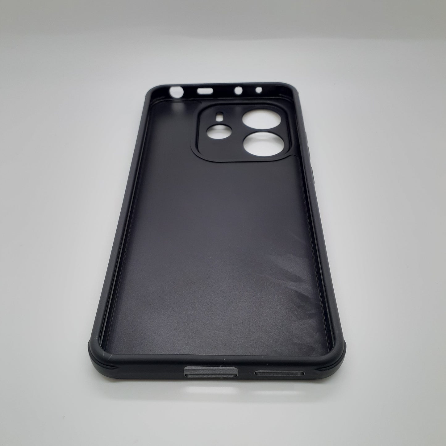 Redmi Note 14 Carbon Fiber texture Hard Rubber armour back cover shock-porof case