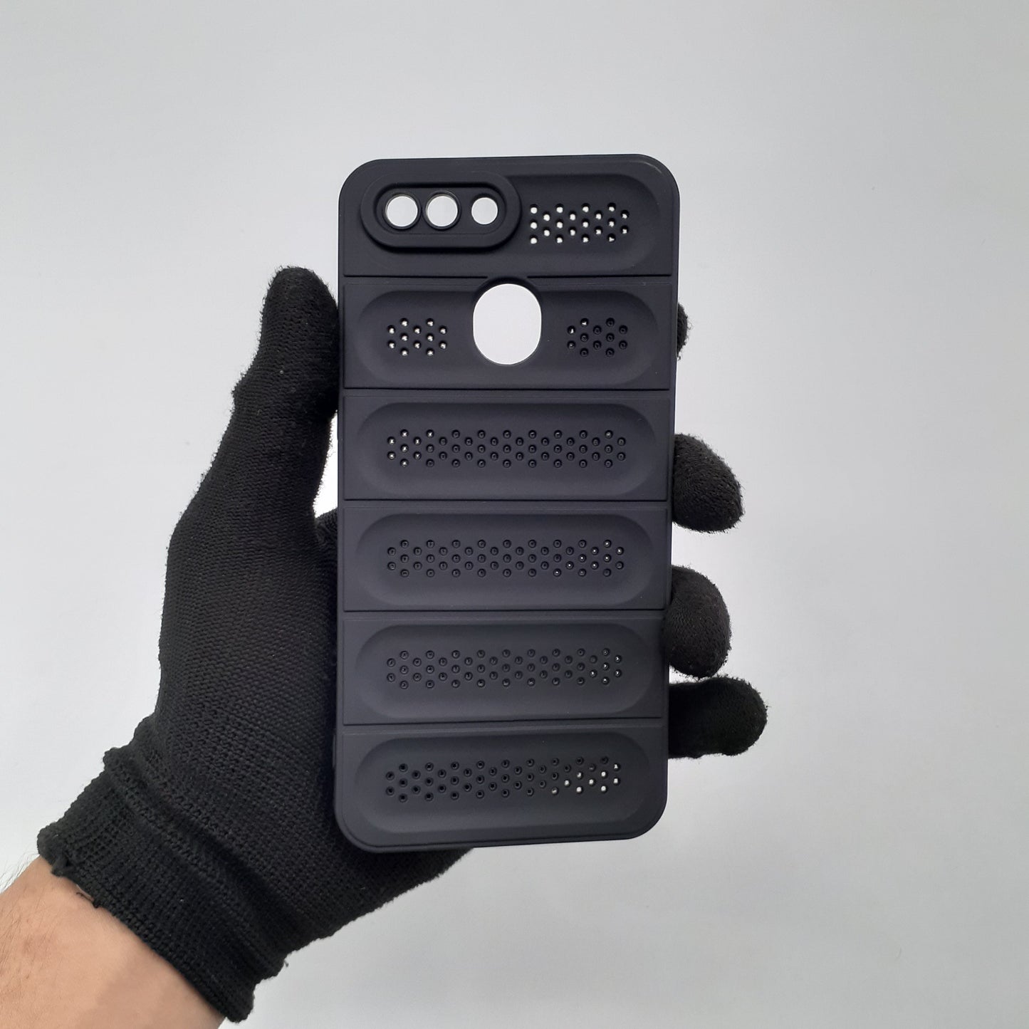 OPPO A3s Phone Case Heat Dissipation Design Strong TPU Material Full Protection Shockproof Lightweight Slim Cover