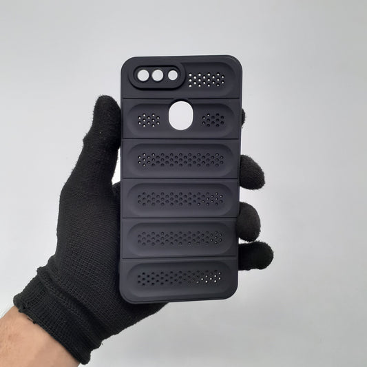 OPPO A3s Phone Case Heat Dissipation Design Strong TPU Material Full Protection Shockproof Lightweight Slim Cover