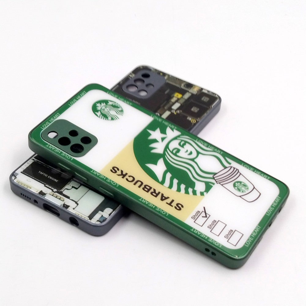 Samsung A51 pack of 2 Glass Back Covers Stabucks and Circuit Design