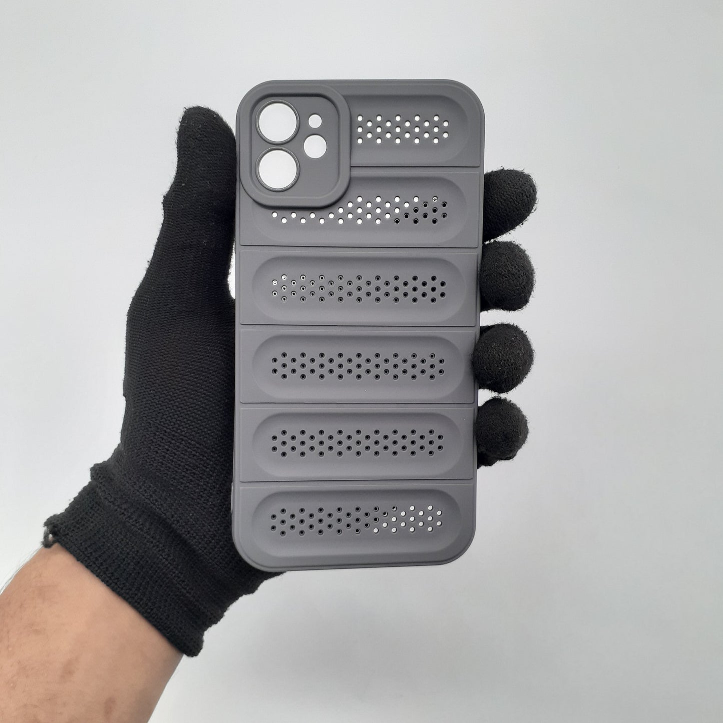 iPhone 11 Heat Dissipation Design Strong TPU Material Shockproof Breathable Mesh Protective Phone Case Cover