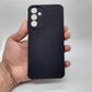 Samsung A15 Carbon Fiber texture Hard Rubber armour back cover shock-porof case
