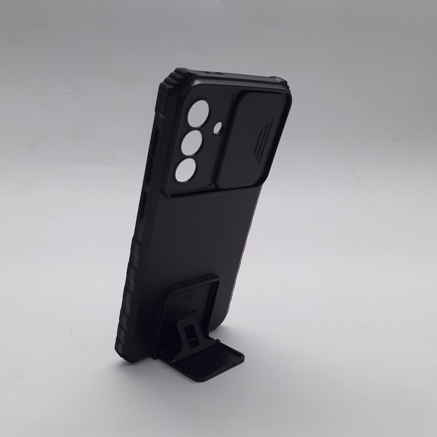 Samsung Galaxy A36 5G Heavy-Duty Shockproof Phone Case with Sliding Camera Cover and Built-in Kickstand Stand, Full Body Protective Cover