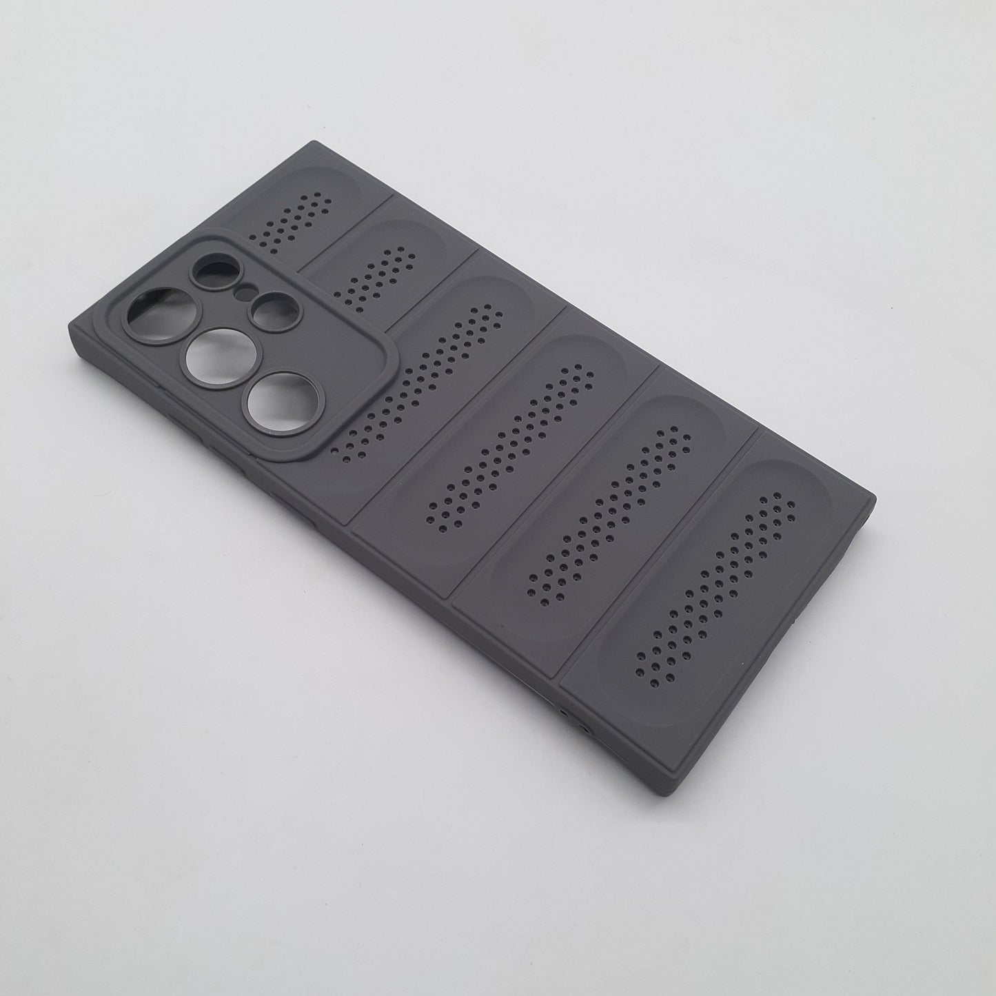 Samsung S24 Ultra Magnetic Heat Dissipation Case Strong TPU Material Drop Protection Armor Cool Matte Acrylic Adjustable Kickstand Cover