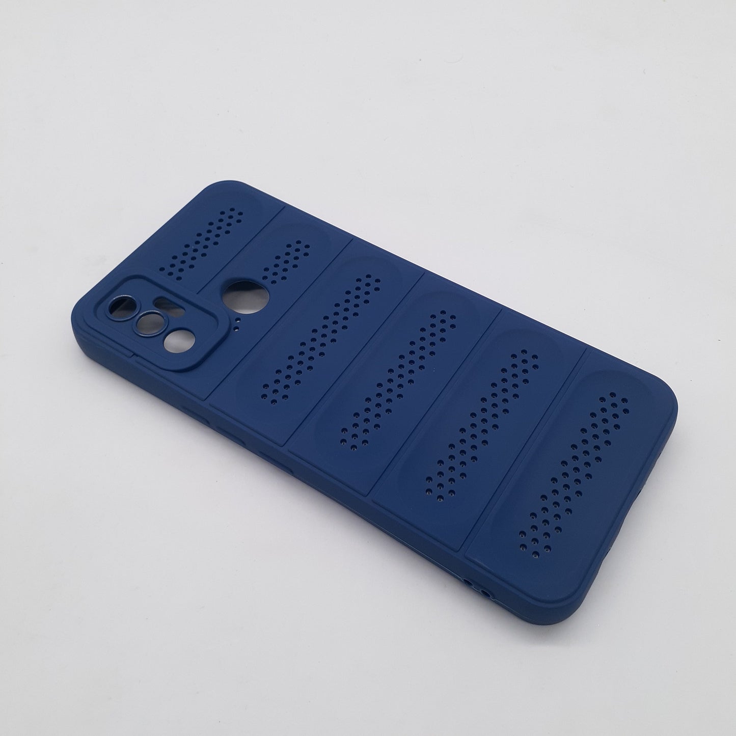 Tecno Spark 7 Heat Dissipation Design Strong TPU Material Phone Case Protective Cover Black