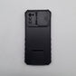 Samsung A02s Case, Heavy Duty Shockproof Protective Cover with Sliding Camera Lens Protector and Foldable Kickstand Built-in Stand