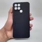 infinix Smart 6 Carbon Fiber texture Hard Rubber armour back cover shock-porof case